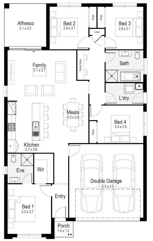 Floorplan of Homely house listing, Address available on request