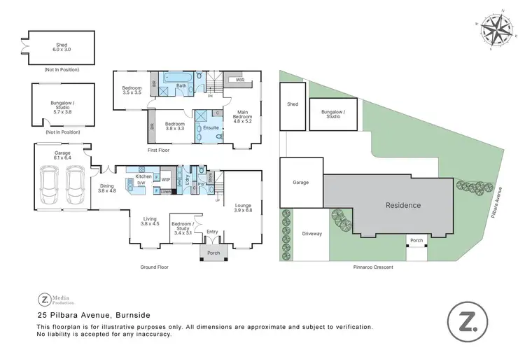 Floorplan of Homely house listing, 25 Pilbara Avenue, Burnside VIC 3023