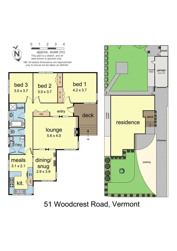 Floorplan of Homely house listing, 51 Woodcrest Road, Vermont VIC 3133