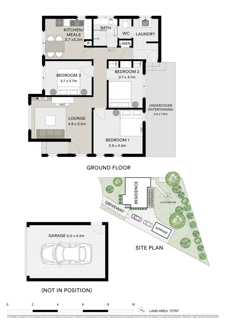 Floorplan of Homely house listing, 46 Curlew Crescent, Norlane VIC 3214