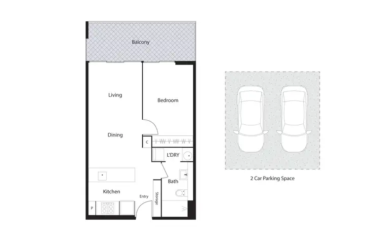 Floorplan of Homely apartment listing, 62/1 Surprize Place, Phillip ACT 2606