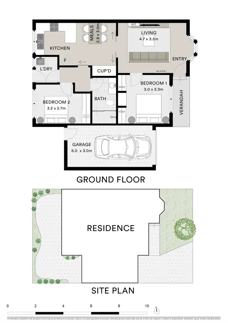 Floorplan of Homely unit listing, 1/236 High Street, Belmont VIC 3216