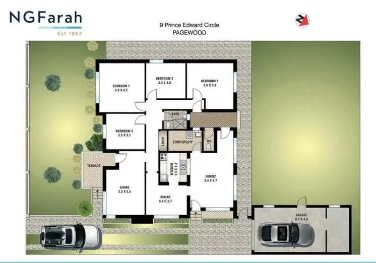 Floorplan of Homely house listing, 9 Prince Edward Circle, Pagewood NSW 2035