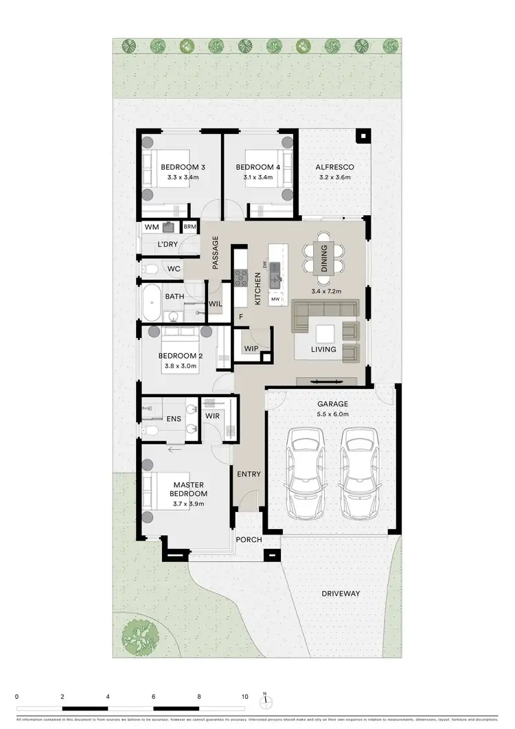 Floorplan of Homely house listing, 45 Gymea Street, Mount Duneed VIC 3217
