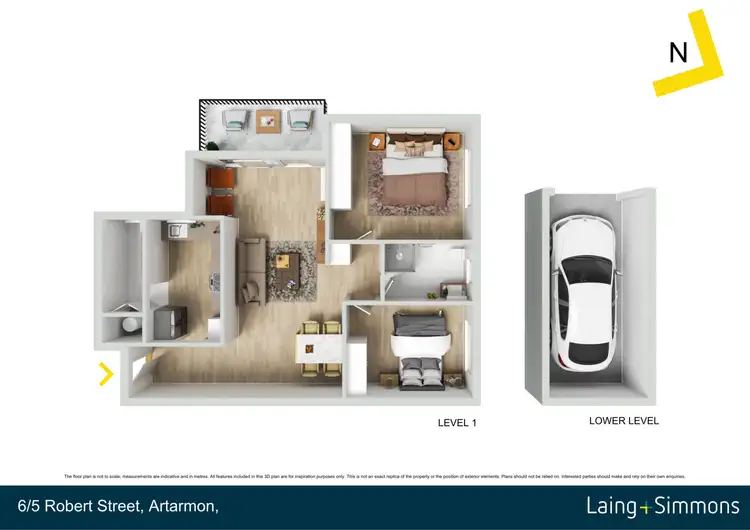 Floorplan of Homely apartment listing, 6/5 Robert Street, Artarmon NSW 2064