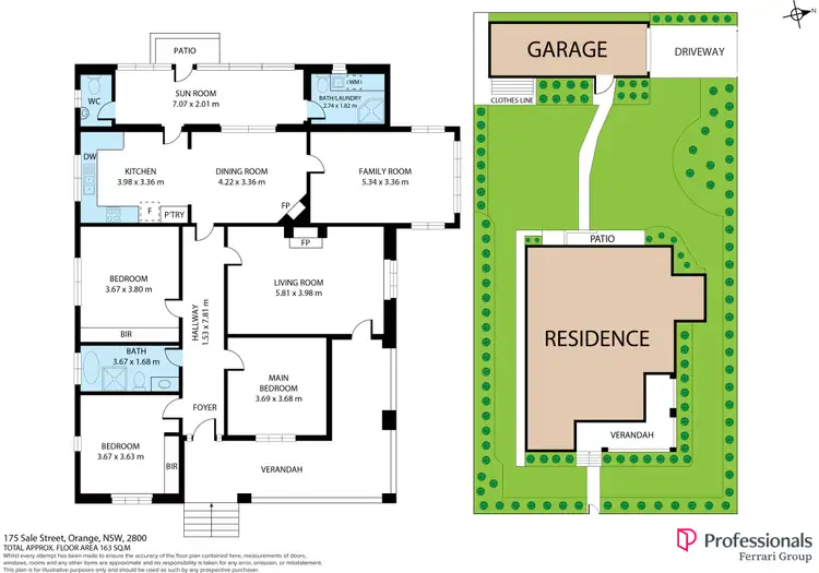 Floorplan of Homely house listing, 175 Sale Street, Orange NSW 2800