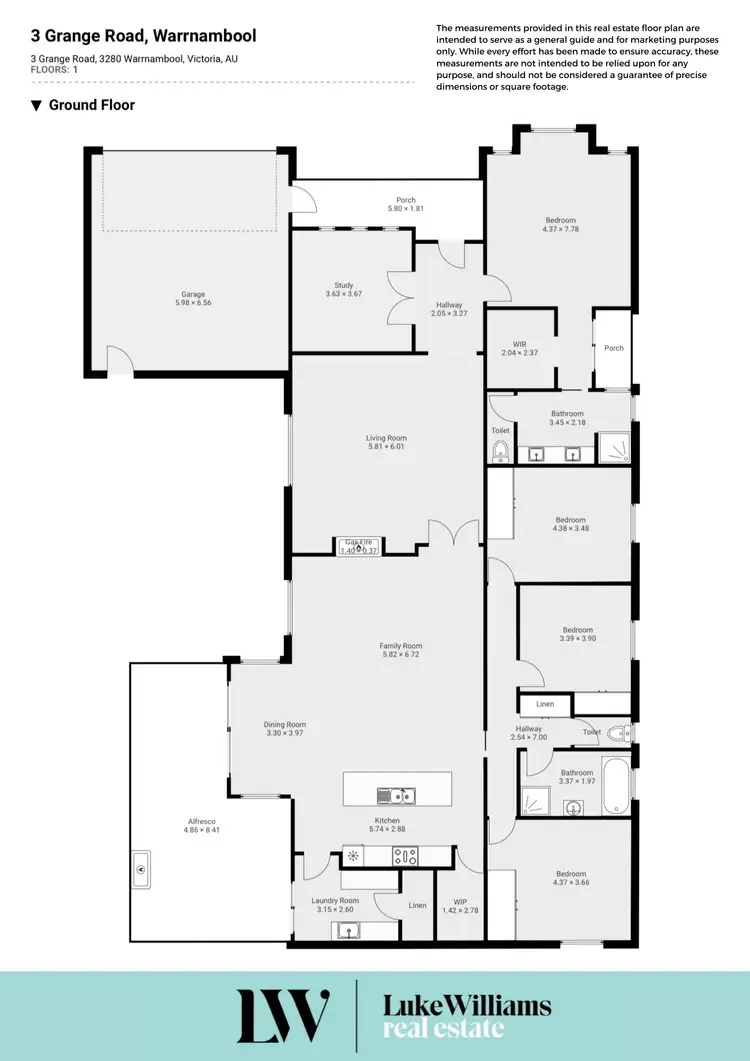 Floorplan of Homely house listing, 3 Grange Road, Warrnambool VIC 3280