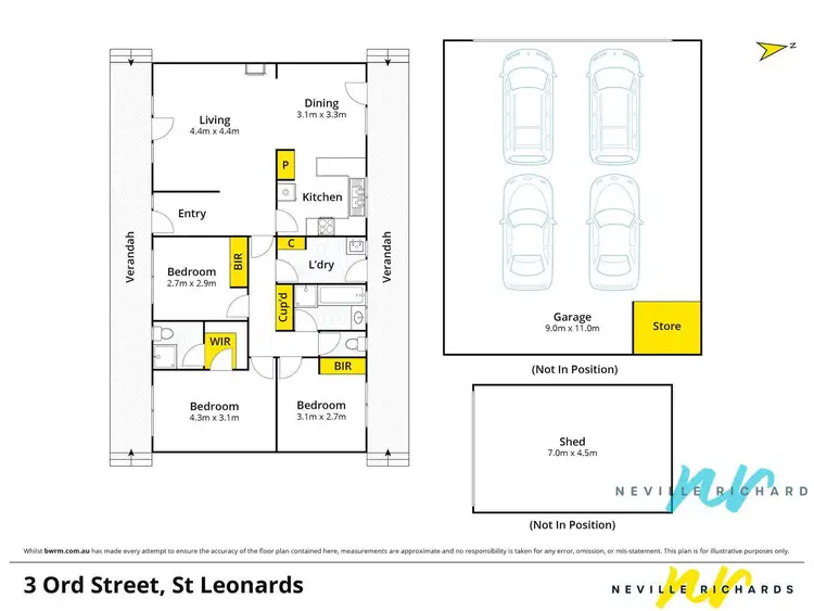 Floorplan of Homely house listing, 3 Ord Street, St Leonards VIC 3223