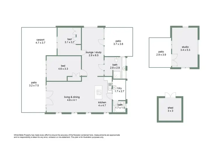 Floorplan of Homely house listing, 155 O'Shea Esplanade, Machans Beach QLD 4878