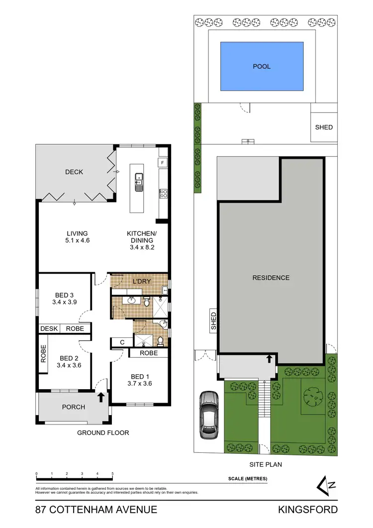 Floorplan of Homely house listing, 87 Cottenham Avenue, Kingsford NSW 2032