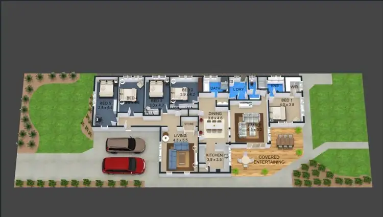 Floorplan of Homely house listing, 188 Loralyn Avenue, Sanctuary Point NSW 2540