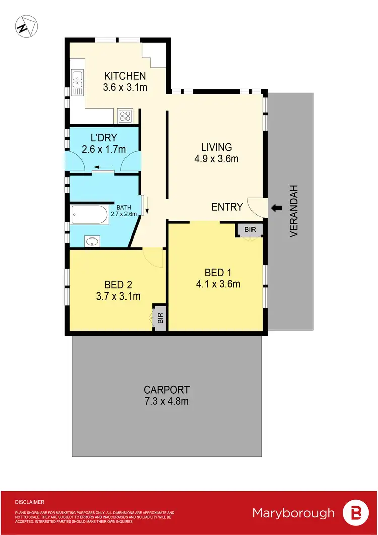 Floorplan of Homely house listing, 20 McLachlan Street, Carisbrook VIC 3464