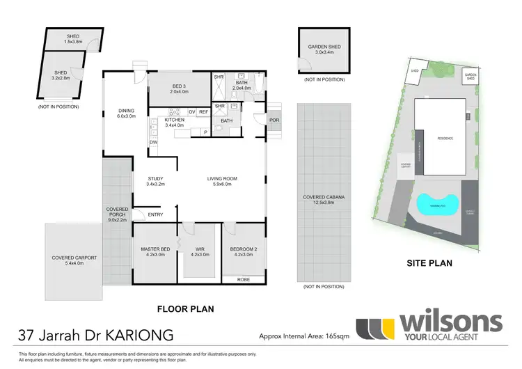 Floorplan of Homely house listing, 37 Jarrah Drive, Kariong NSW 2250