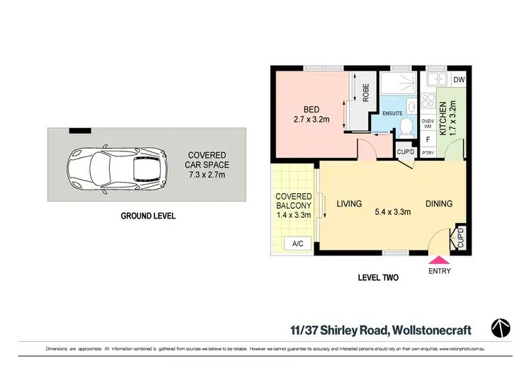 Floorplan of Homely apartment listing, 11/37 Shirley Road, Wollstonecraft NSW 2065