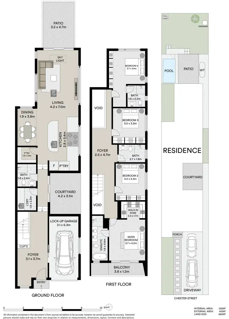 Floorplan of Homely semi-detached listing, 12B Chester Street, Sylvania NSW 2224