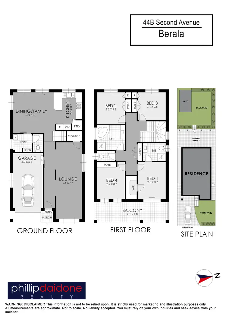Floorplan of Homely house listing, 44b Second Avenue, Berala NSW 2141