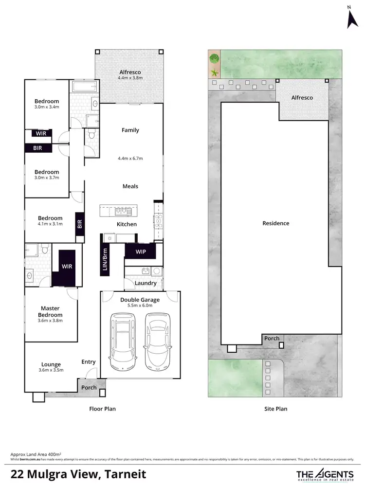 Floorplan of Homely house listing, 22 Mulgra View, Tarneit VIC 3029