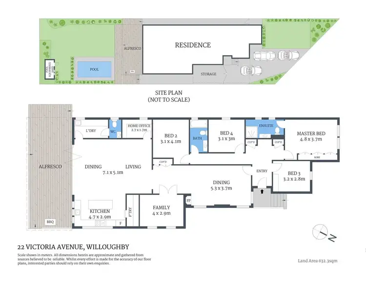 Floorplan of Homely house listing, 22 Victoria Avenue, Willoughby NSW 2068