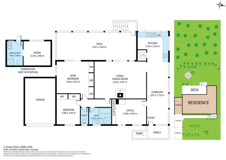 Floorplan of Homely house listing, 3 Green Point Drive, Green Point NSW 2428