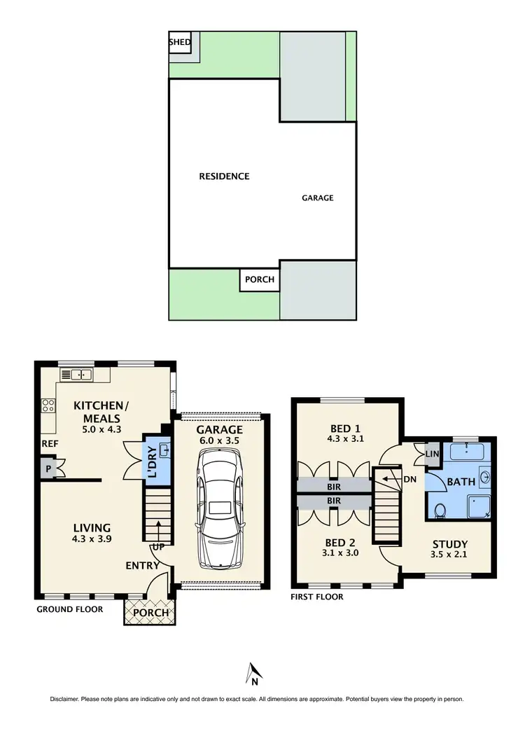 Floorplan of Homely townhouse listing, 2B Mihil Street, Preston VIC 3072