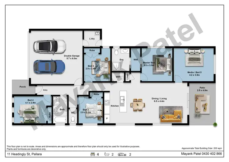 Floorplan of Homely house listing, 11 Headingly Street, Pallara QLD 4110