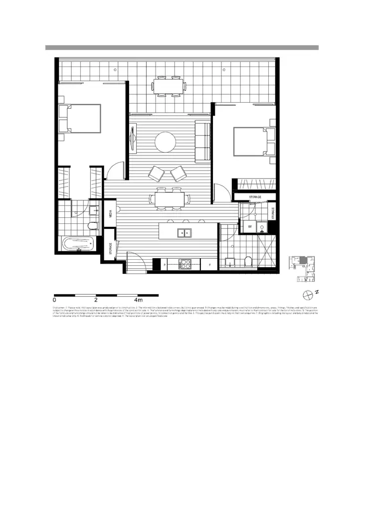 Floorplan of Homely apartment listing, 502/18-22 Amelia Street, Waterloo NSW 2017