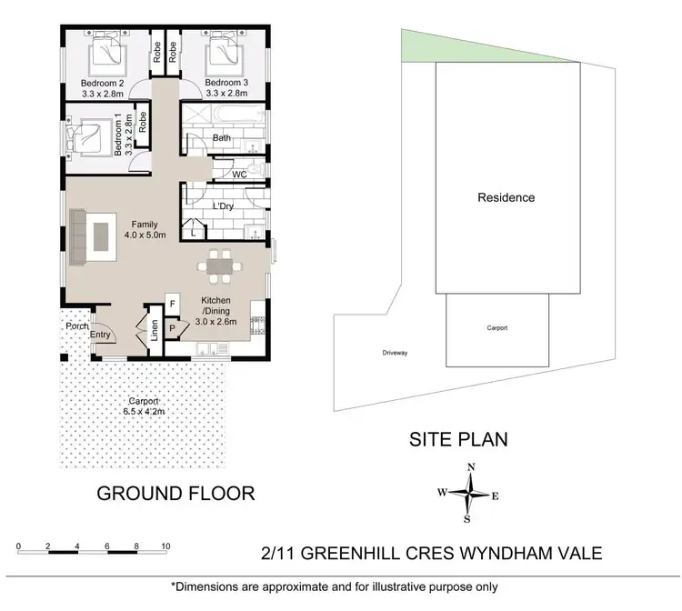 Floorplan of Homely house listing, 2/11 Greenhill Crescent, Wyndham Vale VIC 3024