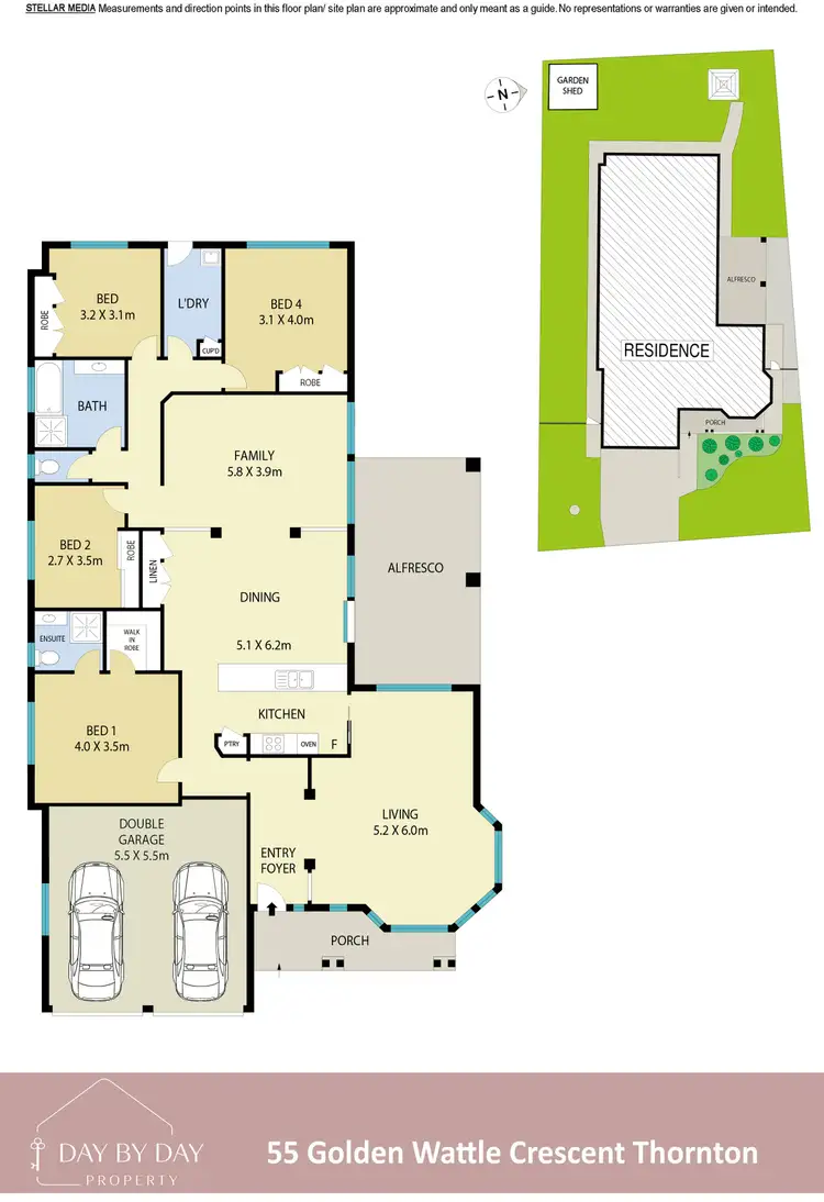 Floorplan of Homely house listing, 55 Golden Wattle Crescent, Thornton NSW 2322