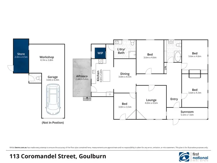 Floorplan of Homely house listing, 113 Coromandel Street, Goulburn NSW 2580