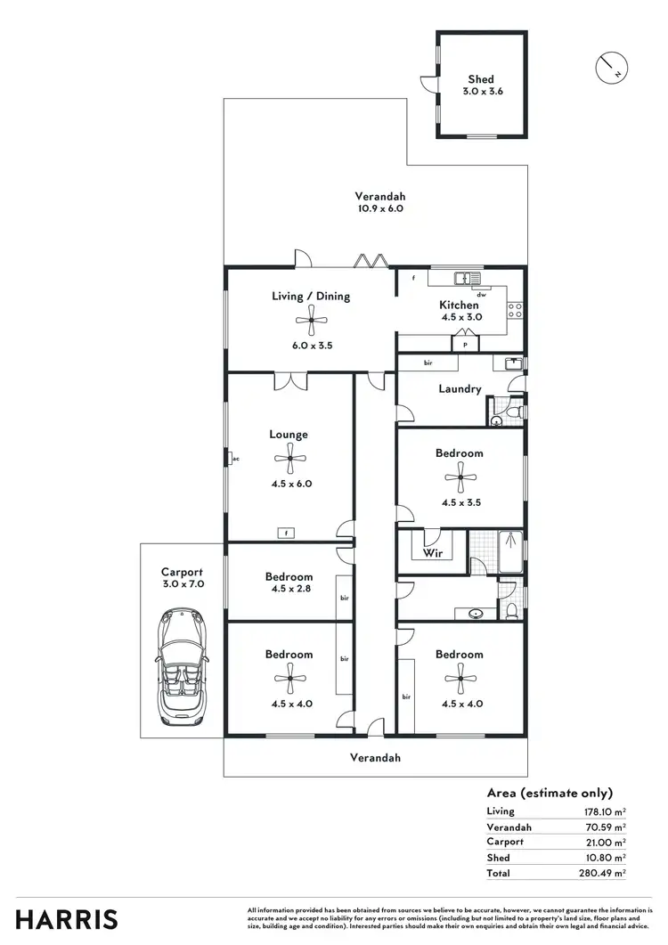 Floorplan of Homely house listing, 22 East Terrace, Strathalbyn SA 5255