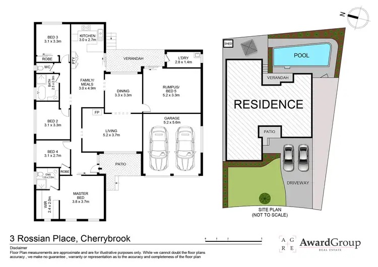 Floorplan of Homely house listing, 3 Rossian Place, Cherrybrook NSW 2126