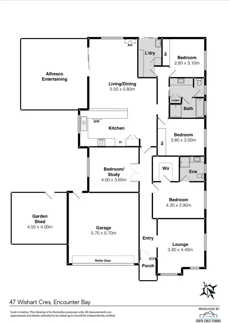 Floorplan of Homely house listing, 47 Wishart Crescent, Encounter Bay SA 5211