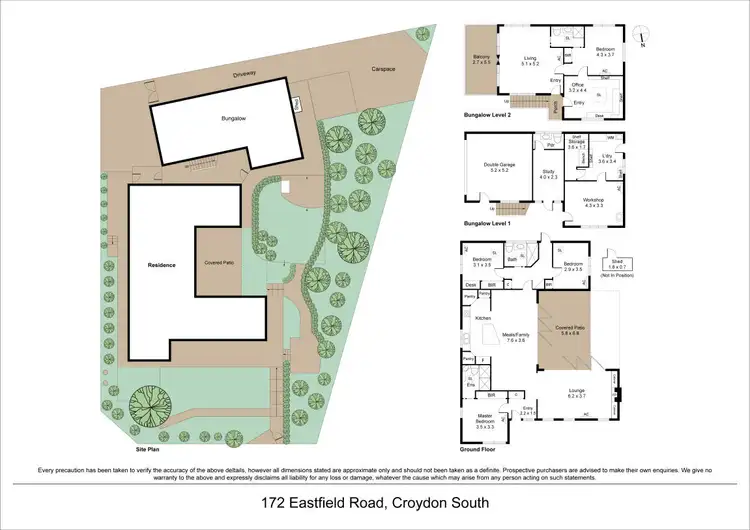 Floorplan of Homely house listing, 172 Eastfield Road, Croydon South VIC 3136