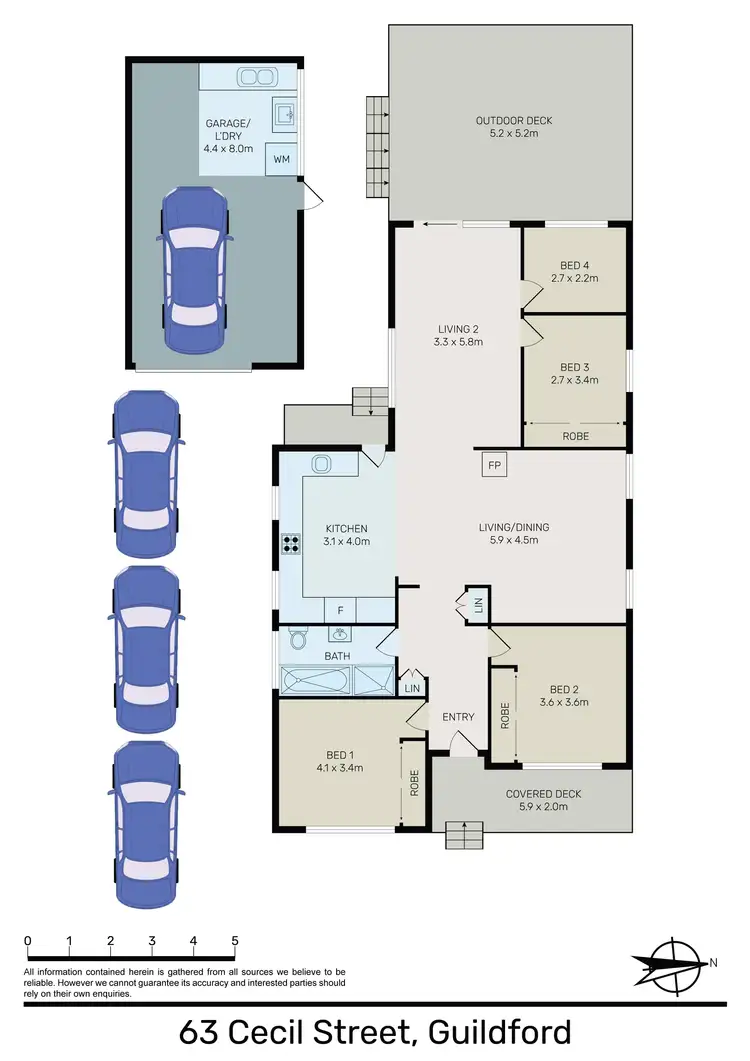 Floorplan of Homely house listing, 63 Cecil Street, Guildford NSW 2161