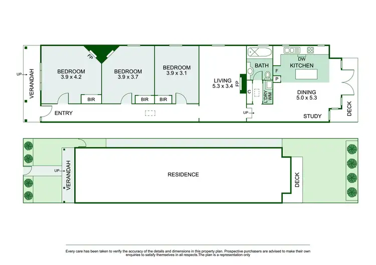 Floorplan of Homely house listing, 36 Closeburn Avenue, Prahran VIC 3181