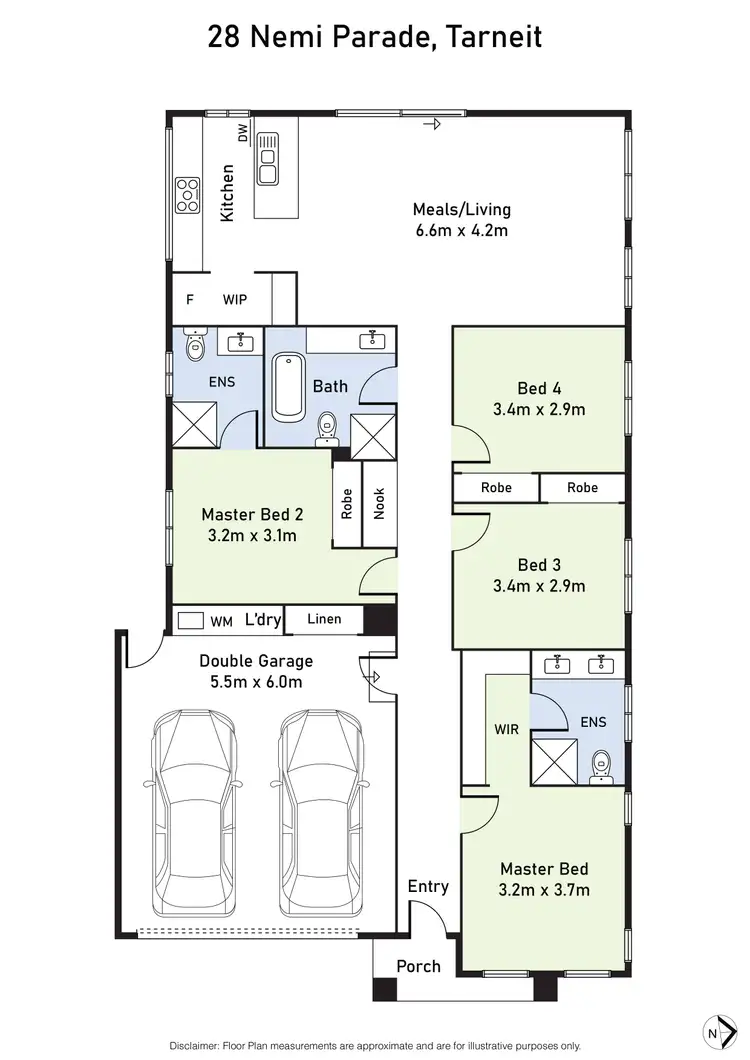 Floorplan of Homely house listing, 28 Nemi Parade, Tarneit VIC 3029