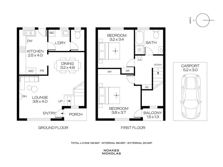 Floorplan of Homely house listing, 2/26 Avenue Road, Frewville SA 5063