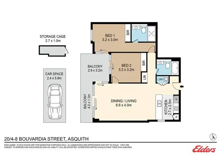 Floorplan of Homely apartment listing, 20/4 Bouvardia Street, Asquith NSW 2077