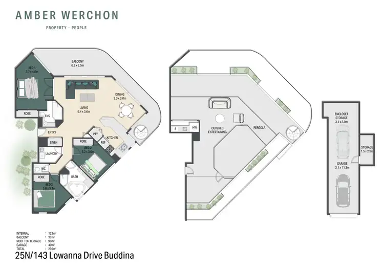 Floorplan of Homely apartment listing, 25N/143 Lowanna Drive, Buddina QLD 4575