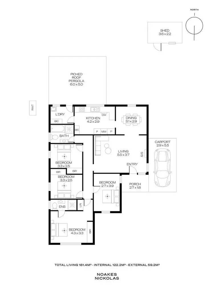 Floorplan of Homely house listing, 37 Gladys Street, Clarence Gardens SA 5039