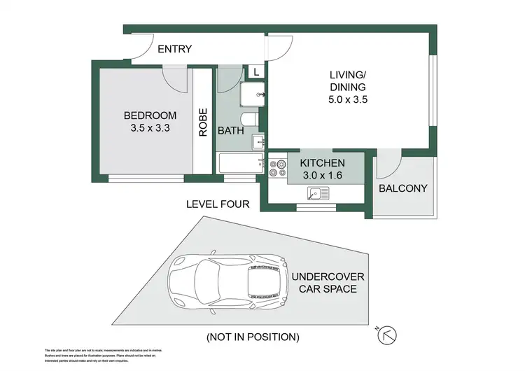 Floorplan of Homely apartment listing, 18/25 Hampden Avenue, Cremorne NSW 2090