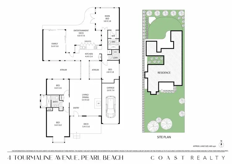 Floorplan of Homely house listing, 4 Tourmaline Avenue, Pearl Beach NSW 2256