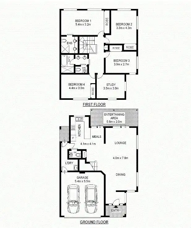 Floorplan of Homely house listing, 26 Skylark Circuit, Bella Vista NSW 2153