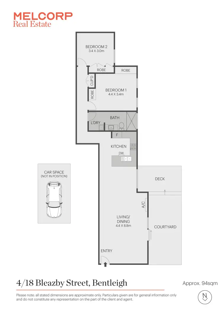 Floorplan of Homely townhouse listing, 4/18 Bleazby Street, Bentleigh VIC 3204