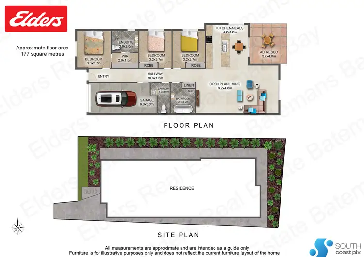 Floorplan of Homely house listing, 1/29 Wagtail Crescent, Batehaven NSW 2536