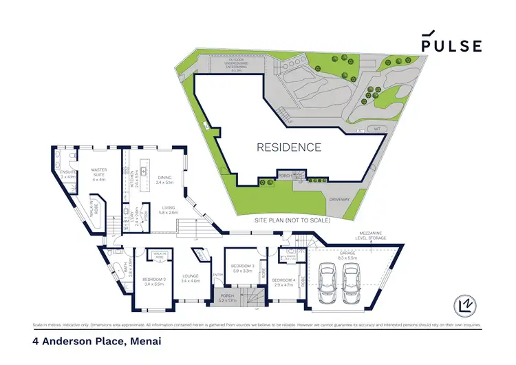 Floorplan of Homely house listing, 4 Anderson Place, Menai NSW 2234