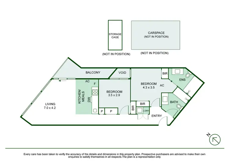Floorplan of Homely apartment listing, 203/12 High Street, Glen Iris VIC 3146