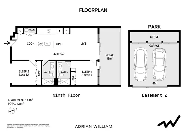 Floorplan of Homely apartment listing, 904/5 Mungo Scott Place, Summer Hill NSW 2130