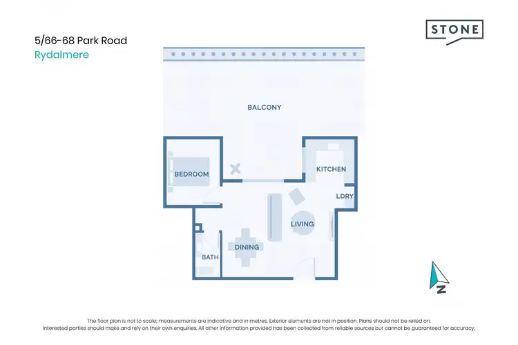 Floorplan of Homely apartment listing, 5/66-68 Park Road, Rydalmere NSW 2116