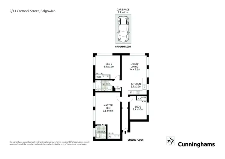 Floorplan of Homely apartment listing, 2/11 Cormack Street, Balgowlah NSW 2093